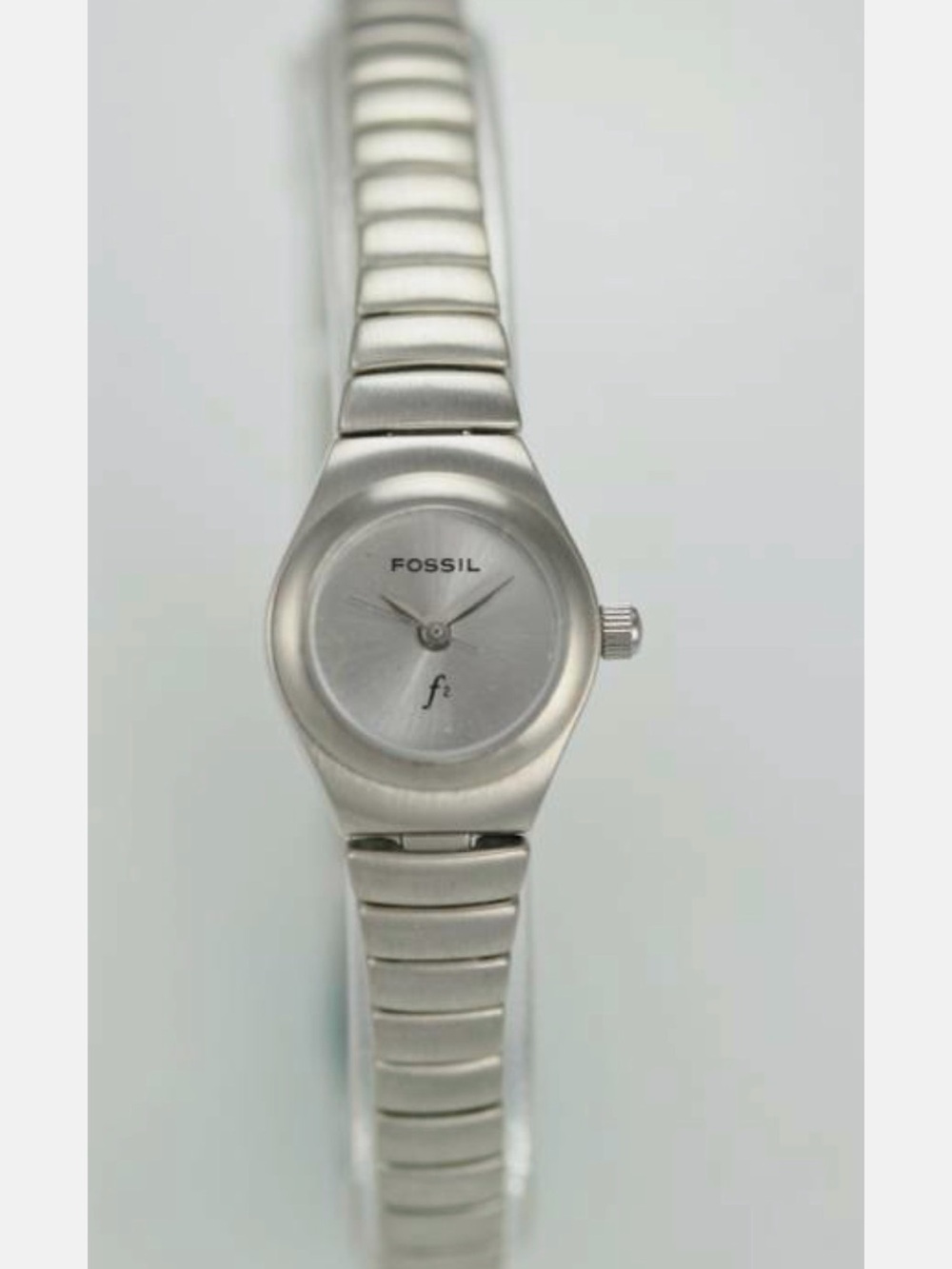 Fossil Watch Women Stainless Silver Steel 30m Water Resistant Battery Quartz